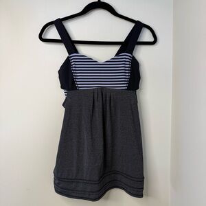 Lululemon Run: Back On Track Tank – Violet / Heathered Charcoal, Size 6 Bra Top